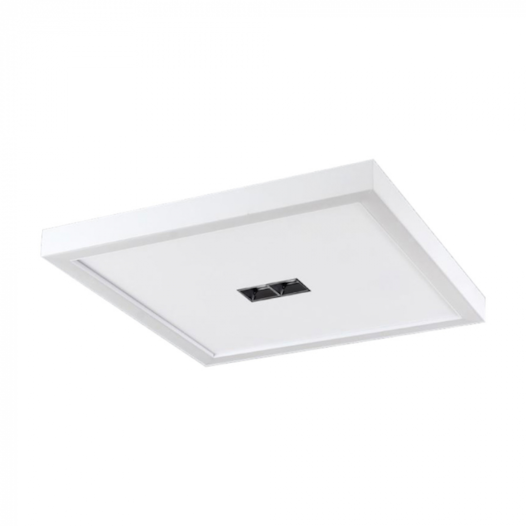 PLAFON DE SOBREPOR LED ELEGANCE DOIS FOCOS 3000K 26W BIVOLT 30X30X4CM | SPOTLINE 1052/30-3000K