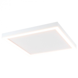 PLAFON DE SOBREPOR LED ELEGANCE QUADRADO 3000K 21W BIVOLT 30X30X4CM METAL | SPOTLINE 1051/30-3000K