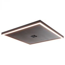 PLAFON DE SOBREPOR LED ELEGANCE QUATRO FOCOS 3000K 32W BIVOLT 50X50X4CM | SPOTLINE 1052/50-3000K