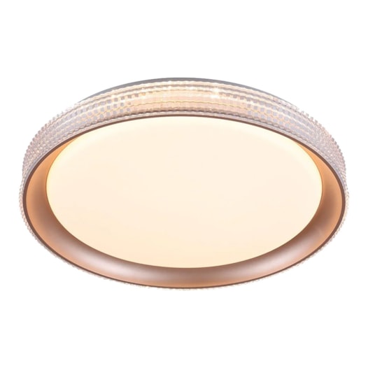 PLAFON DE SOBREPOR LED ELEGANCE REDONDO 3000K 36W BIVOLT Ø50X8CM METAL E ACRÍLICO DOURADO | USINA IMPORTS UI20305/50DR PLAFON DE SOBREPOR LED ELEGANCE REDONDO 3000K 36W BIVOLT Ø50X8CM METAL E ACRÍLICO DOURADO | USINA IMPORTS UI20305/50DR