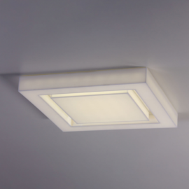 PLAFON DE SOBREPOR LED ENDY 3000K 23W 110V 28X28X5CM ACRÍLICO BRANCO | BELLA ITALIA PL4450-110