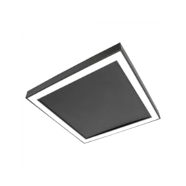 PLAFON DE SOBREPOR LED FIT EDGE QUADRADO 3000K 33,6W BIVOLT 42X42X4CM ALUMÍNIO E ACRÍLICO | NEWLINE PLAFON DE SOBREPOR LED FIT EDGE QUADRADO 3000K 33,6W BIVOLT 42X42X4CM ALUMÍNIO E ACRÍLICO | NEWLINE