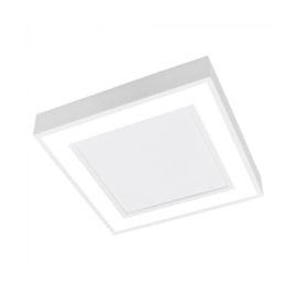 PLAFON DE SOBREPOR LED FIT EDGE QUADRADO 4000K 16,8W BIVOLT 23X23X4CM ALUMÍNIO E ACRÍLICO | NEWLINE PL0121LED4 PLAFON DE SOBREPOR LED FIT EDGE QUADRADO 4000K 16,8W BIVOLT 23X23X4CM ALUMÍNIO E ACRÍLICO | NEWLINE PL0121LED4