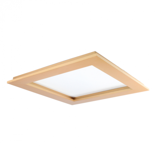 PLAFON DE SOBREPOR LED INFINITY QUADRADO 4000K 34W BIVOLT 48X48X4CM METAL | SPOTLINE 1053/48-4000K