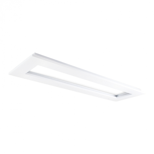 PLAFON DE SOBREPOR LED INFINITY RETANGULAR 4000K 67W BIVOLT 80X25X3CM | SPOTLINE 1053/25-80-4000K