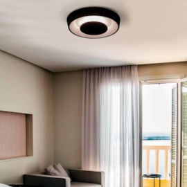 PLAFON DE SOBREPOR LED ÍRIS ECLIPSE 2700K 24W ALUMÍNIO | NEWLINE 451LED2 PLAFON DE SOBREPOR LED ÍRIS ECLIPSE 2700K 24W ALUMÍNIO | NEWLINE 451LED2