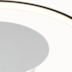 PLAFON DE SOBREPOR LED JACY REDONDO 3000K 34W BIVOLT Ø50X5,5CM PRETO E BRANCO | NORDECOR 2152