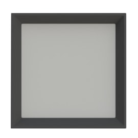 PLAFON DE SOBREPOR LED JET BLACK RECUADO QUADRADO 3000K 36W BIVOLT 5X40X40CM BRANCO E PRETO | SAVEENERGY SE-240.2658