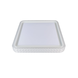PLAFON DE SOBREPOR LED KENLE QUADRADO DIMERIZÁVEL 36W BIVOLT BRANCO | NORDECOR 2666