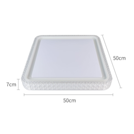 PLAFON DE SOBREPOR LED KENLE QUADRADO DIMERIZÁVEL 36W BIVOLT BRANCO | NORDECOR 2666 PLAFON DE SOBREPOR LED KENLE QUADRADO DIMERIZÁVEL 36W BIVOLT BRANCO | NORDECOR 2666