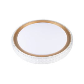 PLAFON DE SOBREPOR LED KENLE REDONDO DIMERIZÁVEL 36W DOURADO | NORDECOR 2665 PLAFON DE SOBREPOR LED KENLE REDONDO DIMERIZÁVEL 36W DOURADO | NORDECOR 2665