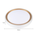 PLAFON DE SOBREPOR LED KENLE REDONDO DIMERIZÁVEL 36W DOURADO | NORDECOR 2665