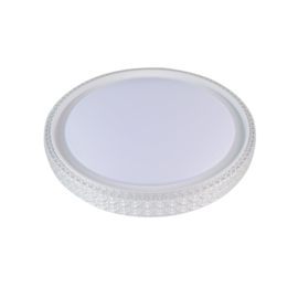 PLAFON DE SOBREPOR LED KENLE REDONDO DIMERIZÁVEL MULTITEMPERATURA 36W BIVOLT BRANCO | NORDECOR 2663