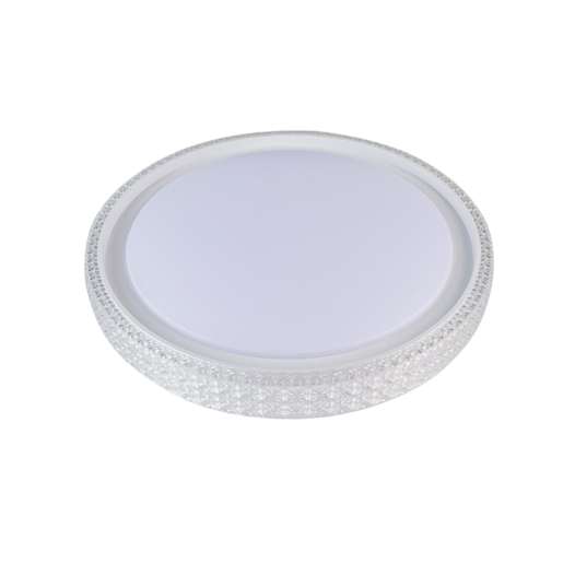 PLAFON DE SOBREPOR LED KENLE REDONDO DIMERIZÁVEL MULTITEMPERATURA 36W BIVOLT BRANCO | NORDECOR 2663