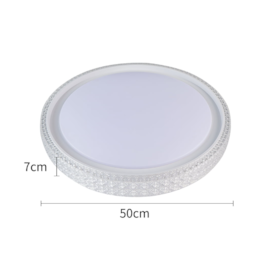 PLAFON DE SOBREPOR LED KENLE REDONDO DIMERIZÁVEL MULTITEMPERATURA 36W BIVOLT BRANCO | NORDECOR 2663