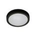 PLAFON DE SOBREPOR LED MENY REDONDO 3000K 35W BIVOLT Ø50X8CM POLICARBONATO PRETO | NORDECOR 2347