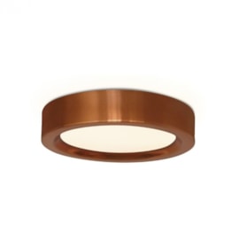 PLAFON DE SOBREPOR LED NEW SMART REDONDO 3000K 18W BIVOLT Ø25X5CM ALUMÍNIO E VIDRO | SPOTLINE 735/25 - Polido PLAFON DE SOBREPOR LED NEW SMART REDONDO 3000K 18W BIVOLT Ø25X5CM ALUMÍNIO E VIDRO | SPOTLINE 735/25 - Polido