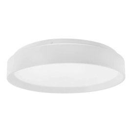 PLAFON DE SOBREPOR LED NEW SPACE REDONDO MULTITEMPERATURA 64W Ø38CM BRANCO | SL ILUMINAÇÃO 2078-358