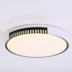 PLAFON DE SOBREPOR LED NITA REDONDO 3000K 30W BIVOLT BRANCO E PRETO | NORDECOR 2418