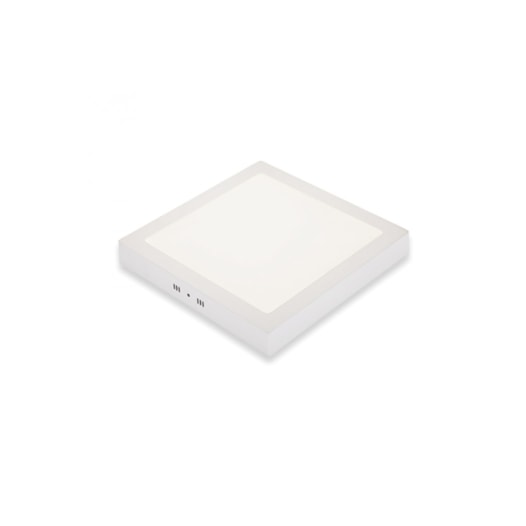 PLAFON DE SOBREPOR LED QUADRADO 3000K 32W BIVOLT 40X40X3,5CM BRANCO | PIX ILUMINAÇÃO 36505915