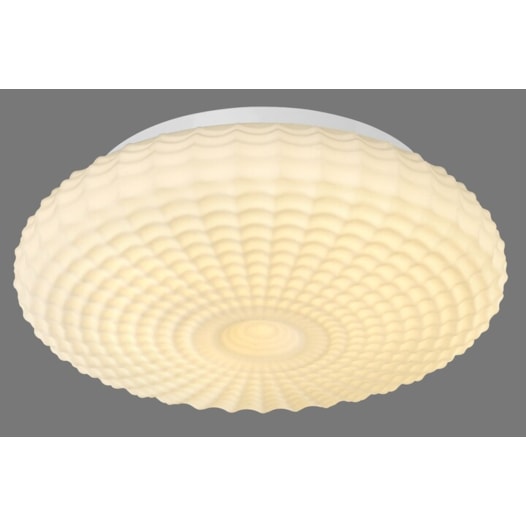 PLAFON DE SOBREPOR LED REDONDO 3000K 18W BIVOLT Ø35X12CM ALUMÍNIO E VIDRO BRANCO | SINDORA DCX02302 PLAFON DE SOBREPOR LED REDONDO 3000K 18W BIVOLT Ø35X12CM ALUMÍNIO E VIDRO BRANCO | SINDORA DCX02302