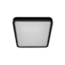 PLAFON DE SOBREPOR LED SENY QUADRADO 3000K 35W BIVOLT 50X50X7CM POLICARBONATO PRETO | NORDECOR 2348