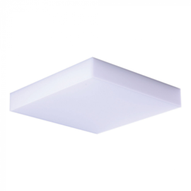 PLAFON DE SOBREPOR LED SLIM QUADRADO 3000K 20W 220V 28X28X5CM BRANCO | BELLA ITALIA PL5201-220