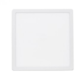 PLAFON DE SOBREPOR LED SMART QUADRADO 6000K 24W BIVOLT 27,9X27,9X2,7CM BRANCO | GAYA 9857