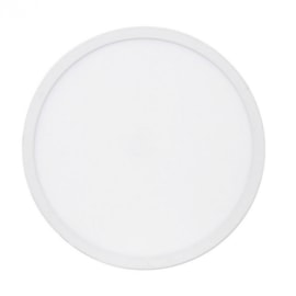 PLAFON DE SOBREPOR LED SMART REDONDO 6000K 24W BIVOLT Ø28X2,7CM BRANCO | GAYA 9856