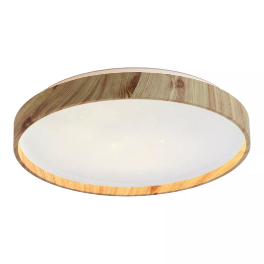 PLAFON DE SOBREPOR LED SPACE REDONDO 3000K 24W BIVOLT Ø40X7CM ABS AMADEIRADO | SL ILUMINAÇÃO 2005/40-3000-78 PLAFON DE SOBREPOR LED SPACE REDONDO 3000K 24W BIVOLT Ø40X7CM ABS AMADEIRADO | SL ILUMINAÇÃO 2005/40-3000-78