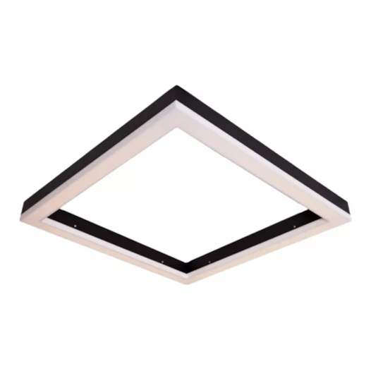 PLAFON DE SOBREPOR LED SQUADRA QUADRADO 3000K 40W 220V 57X57X5,5CM | BELLA ITALIA PL8700-220