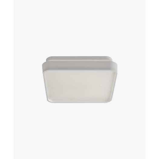 PLAFON DE SOBREPOR LED WHITE QUADRADO 3000K 12W BIVOLT 28X28X7,2CM ALUMÍNIO E POLICARBONATO BRANCO | OPUS LED OPS 82826 PLAFON DE SOBREPOR LED WHITE QUADRADO 3000K 12W BIVOLT 28X28X7,2CM ALUMÍNIO E POLICARBONATO BRANCO | OPUS LED OPS 82826