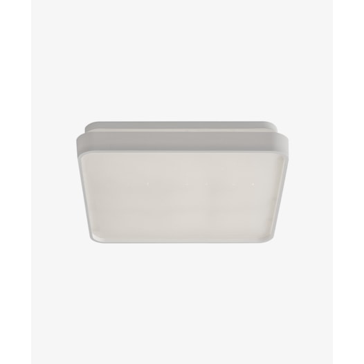 PLAFON DE SOBREPOR LED WHITE QUADRADO 3000K 24W BIVOLT 40X40X7,5CM ALUMÍNIO E POLICARBONATO BRANCO | OPUS LED OPS 82833 PLAFON DE SOBREPOR LED WHITE QUADRADO 3000K 24W BIVOLT 40X40X7,5CM ALUMÍNIO E POLICARBONATO BRANCO | OPUS LED OPS 82833