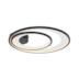 PLAFON DE SOBREPOR LED ZAHAL DUO REDONDO 3000K 54W BIVOLT PRETO | NORDECOR 2516