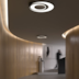 PLAFON DE SOBREPOR LED ZAHAL DUO REDONDO 3000K 54W BIVOLT PRETO | NORDECOR 2516