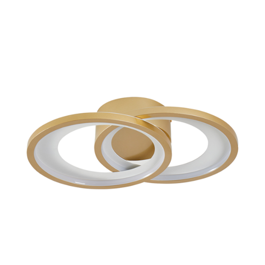 PLAFON DE SOBREPOR LED ZAHAL ELI 3000K 42W BIVOLT DOURADO FOSCO | NORDECOR 2513 PLAFON DE SOBREPOR LED ZAHAL ELI 3000K 42W BIVOLT DOURADO FOSCO | NORDECOR 2513