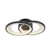 PLAFON DE SOBREPOR LED ZAHAL ELI 3000K 42W BIVOLT PRETO | NORDECOR 2514