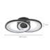 PLAFON DE SOBREPOR LED ZAHAL ELI 3000K 42W BIVOLT PRETO | NORDECOR 2514