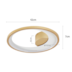PLAFON DE SOBREPOR LED ZAHAL REDONDO 3000K 27W BIVOLT DOURADO FOSCO | NORDECOR 2511