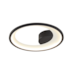 PLAFON DE SOBREPOR LED ZAHAL REDONDO 3000K 27W BIVOLT PRETO | NORDECOR 2512