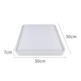 PLAFON DE SOBREPOR LED ZONY QUADRADO DIMERIZÁVEL 36W BIVOLT BRANCO | NORDECOR 2671