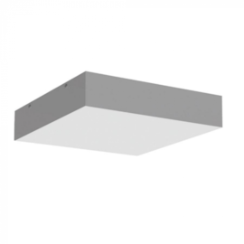 PLAFON DE SOBREPOR LOTTA QUADRADO 15X15X8CM ACRÍLICO BRANCO | BELLA ITALIA PL2700