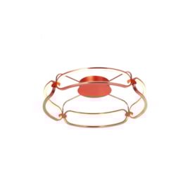 PLAFON DE SOBREPOR LÚMINA ROSE GOLD (D)60CM (A)17CM 1X45W 3000K 2250LM | BELLA ILUMINAÇÃO BB016LE PLAFON DE SOBREPOR LÚMINA ROSE GOLD (D)60CM (A)17CM 1X45W 3000K 2250LM | BELLA ILUMINAÇÃO BB016LE