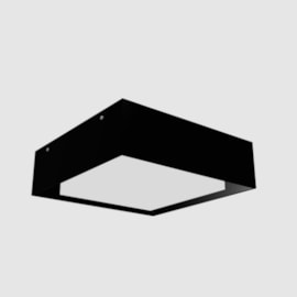 PLAFON DE SOBREPOR MEIO SQUADRO QUADRADO 60X60X12CM MADEIRA E ACRÍLICO | ACCORD 584 PLAFON DE SOBREPOR MEIO SQUADRO QUADRADO 60X60X12CM MADEIRA E ACRÍLICO | ACCORD 584