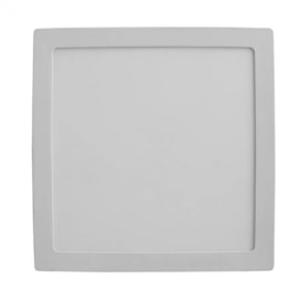 PLAFON DE SOBREPOR NEW SMART BRANCO 21X21X2.8CM 3000K | BELLA ILUMINAÇÃO DL180SQ