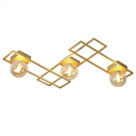 PLAFON DE SOBREPOR ORBIT MONDRI CHAMPANHE E DOURADO | STUDIOLUCE PLH1905CHDO PLAFON DE SOBREPOR ORBIT MONDRI CHAMPANHE E DOURADO | STUDIOLUCE PLH1905CHDO