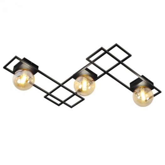 PLAFON DE SOBREPOR ORBIT MONDRI CHAMPANHE E PRETO | STUDIOLUCE PLH1905CHPT PLAFON DE SOBREPOR ORBIT MONDRI CHAMPANHE E PRETO | STUDIOLUCE PLH1905CHPT