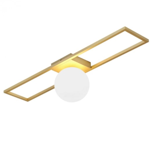 PLAFON DE SOBREPOR ORBIT MONDRI DOURADO | STUDIOLUCE PLH1597DO