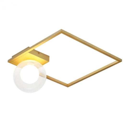 PLAFON DE SOBREPOR ORBIT MONDRI TRANSPARENTE E DOURADO | STUDIOLUCE PLH1593TRDO PLAFON DE SOBREPOR ORBIT MONDRI TRANSPARENTE E DOURADO | STUDIOLUCE PLH1593TRDO