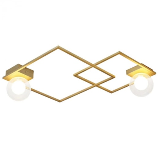 PLAFON DE SOBREPOR ORBIT MONDRI TRANSPARENTE E DOURADO | STUDIOLUCE PLH1595TRDO PLAFON DE SOBREPOR ORBIT MONDRI TRANSPARENTE E DOURADO | STUDIOLUCE PLH1595TRDO